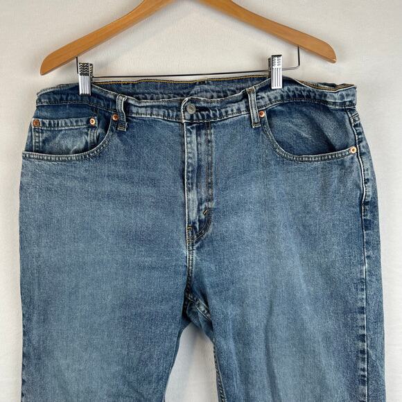 Levis 559 Jeans Mens 40x32 Blue Relaxed Straight Mid Rise Medium Wash Denim Y2K - Picture 2 of 11